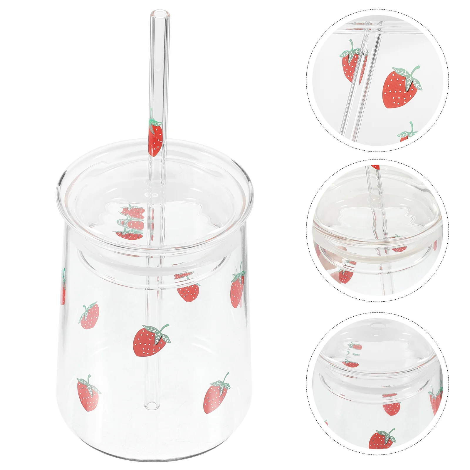 1 set of Glass Cup with Lid Cute Water Cup Large Capacity Cup Milk Cup Juice Cup
1 set of Glass Cup with Lid Cute Water Cup Large Capacity Cup Milk Cup Juice Cup