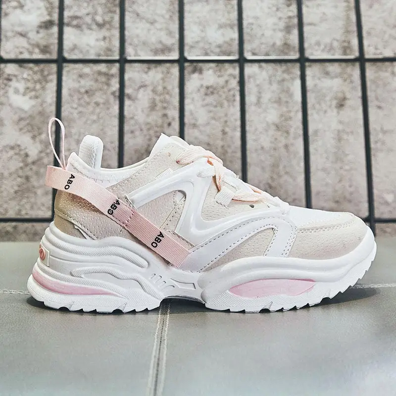 Platform Chunky Womens Sports Shoes Woman Sneakers Women Running Shoes 2020 Jogging Femme Sport Beige White Fitness Gym GMD-1086
Platform Chunky Womens Sports Shoes Woman Sneakers Women Running Shoes 2020 Jogging Femme Sport Beige White Fitness Gym GMD-1086