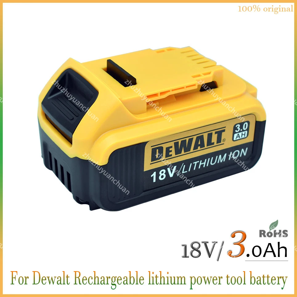 Original For DeWalt 18V 3.0Ah~6.0Ah 18650 Rechargeable Power Tools Battery with LED Li-ion Replacement DCB205 DCB204-2 DCB206
Original For DeWalt 18V 3.0Ah~6.0Ah 18650 Rechargeable Power Tools Battery with LED Li-ion Replacement DCB205 DCB204-2 DCB206