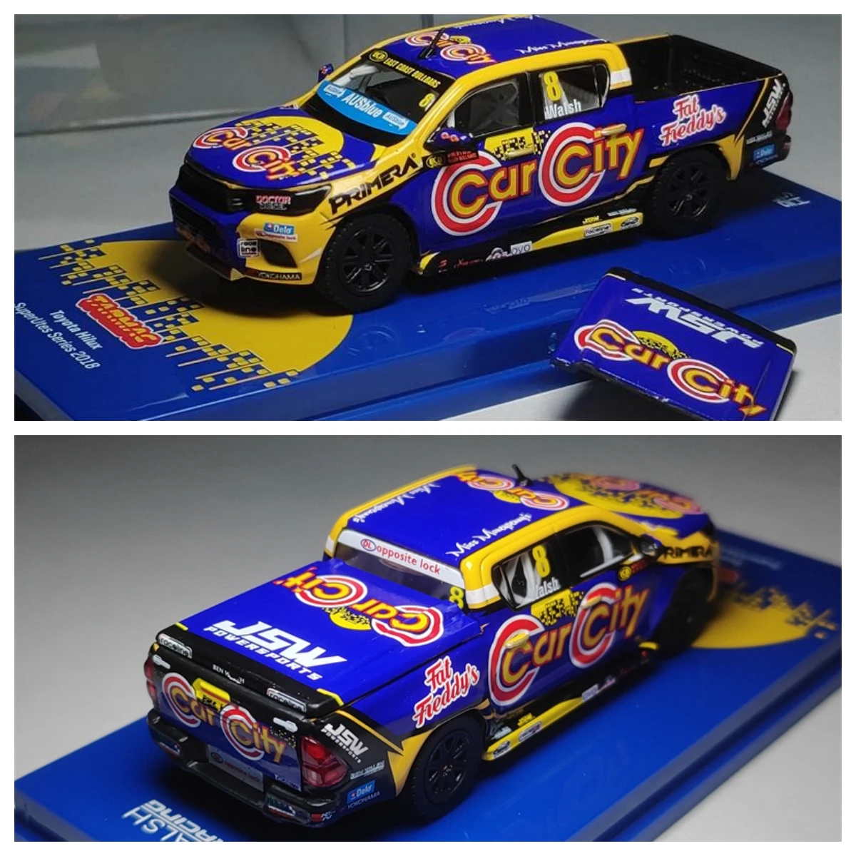 Tarmac Works 1/64 Hilux SuperUtes серия 2018 пикап литые модели автомобилей Коллекция Ограниченная серия
Tarmac Works 1/64 Hilux SuperUtes серия 2018 пикап литые модели автомобилей Коллекция Ограниченная серия