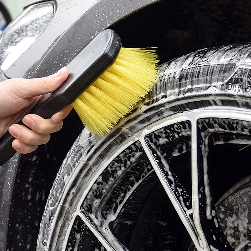 1Pcs Car Tire Rim Brush Wheel Hub Cleaning Brushes Black White Tire Auto Washing Tool Auto Wheels Detailing Cleaning Accessories
1Pcs Car Tire Rim Brush Wheel Hub Cleaning Brushes Black White Tire Auto Washing Tool Auto Wheels Detailing Cleaning Accessories