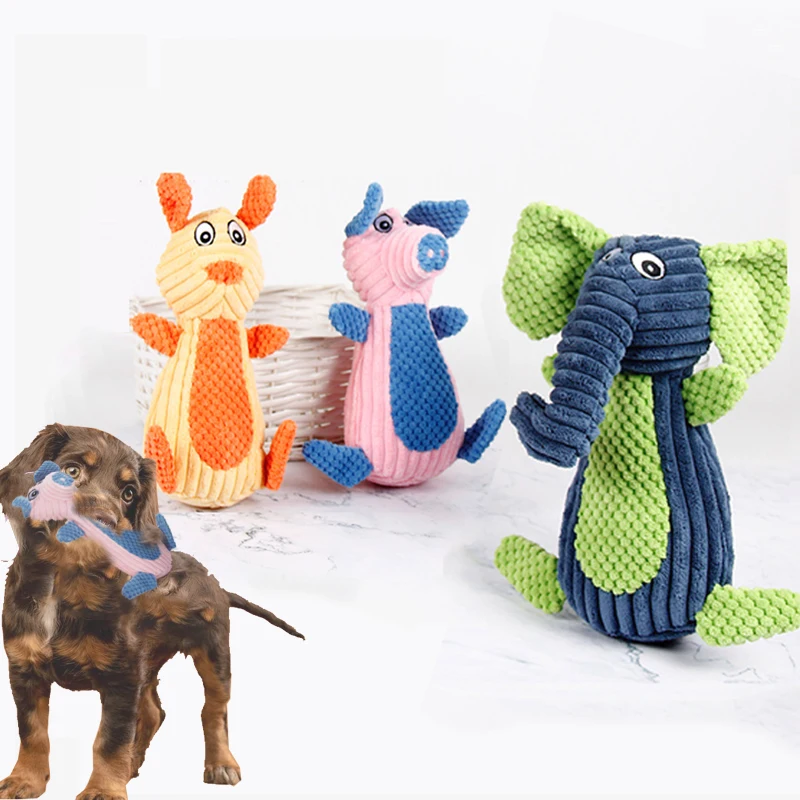 Dog Plush Interactive Toy Chew Toys Cute Animal Modeling Elephant Rabbit and Pig Doll Dog Squeaky Toys Training Pet Supplies
Dog Plush Interactive Toy Chew Toys Cute Animal Modeling Elephant Rabbit and Pig Doll Dog Squeaky Toys Training Pet Supplies