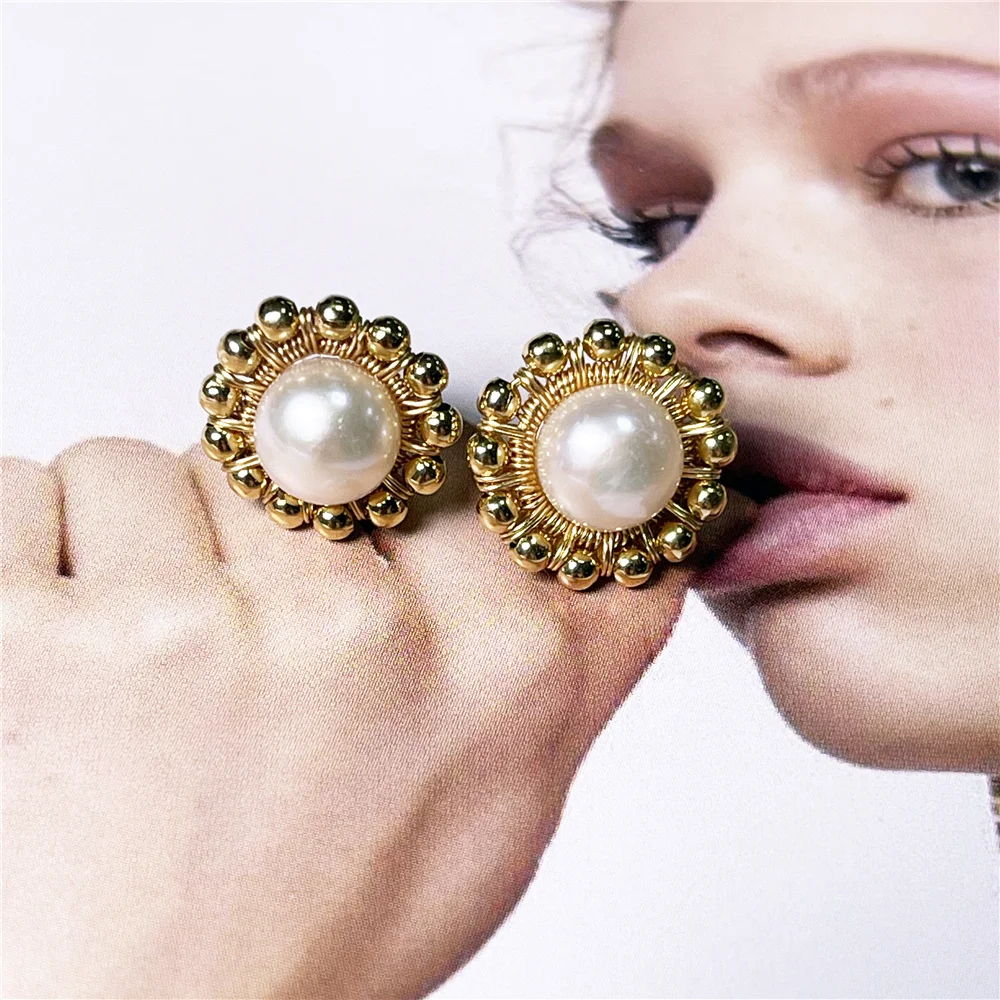 Pearl Lace 14K Gold Filled Hand-wound Palace Vintage Elegant Earrings For Women Girl
Pearl Lace 14K Gold Filled Hand-wound Palace Vintage Elegant Earrings For Women Girl