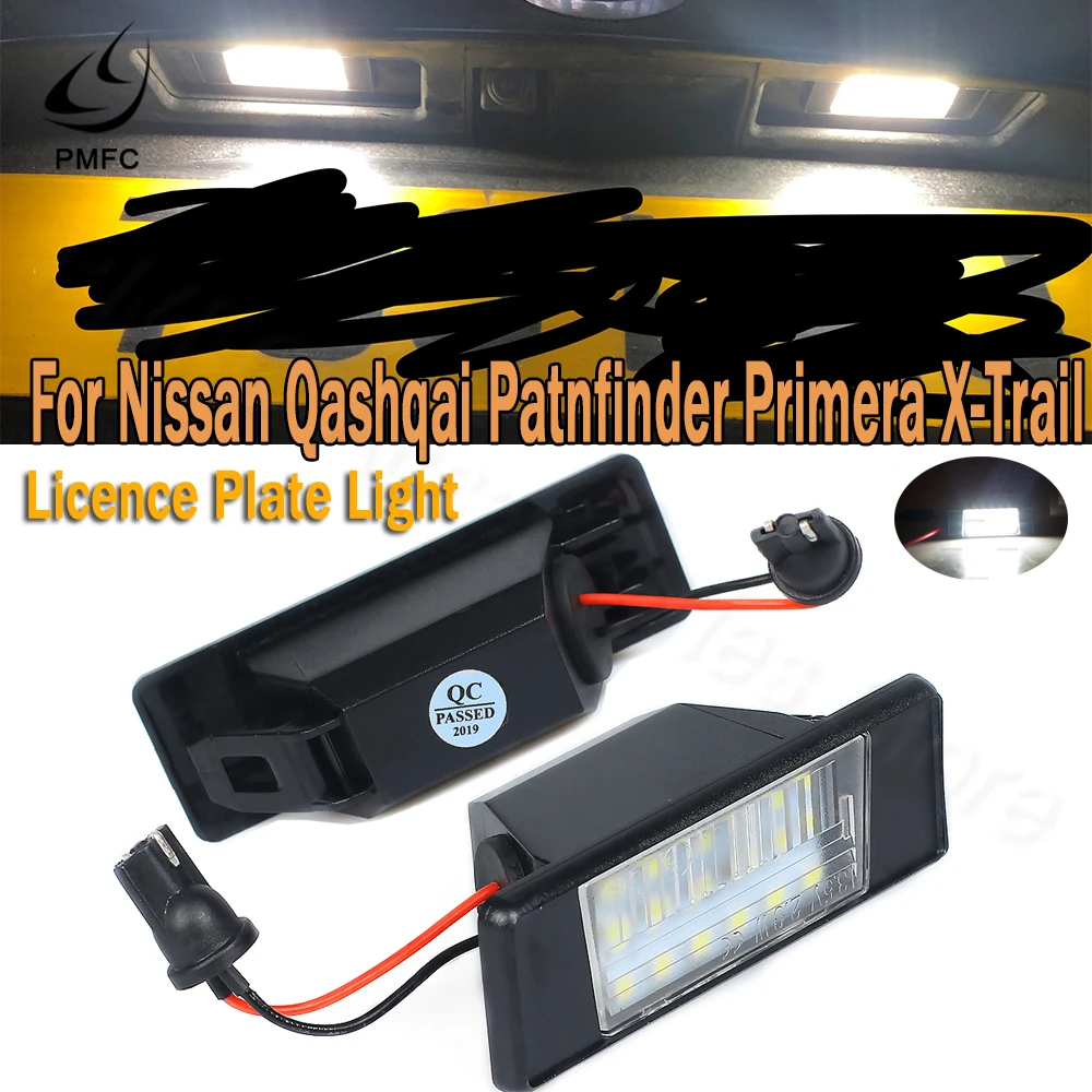 1 пара, пластиковые светодиодные лампы для номерного знака Nissan Qashqai X-Trail Juke Primera
1 пара, пластиковые светодиодные лампы для номерного знака Nissan Qashqai X-Trail Juke Primera