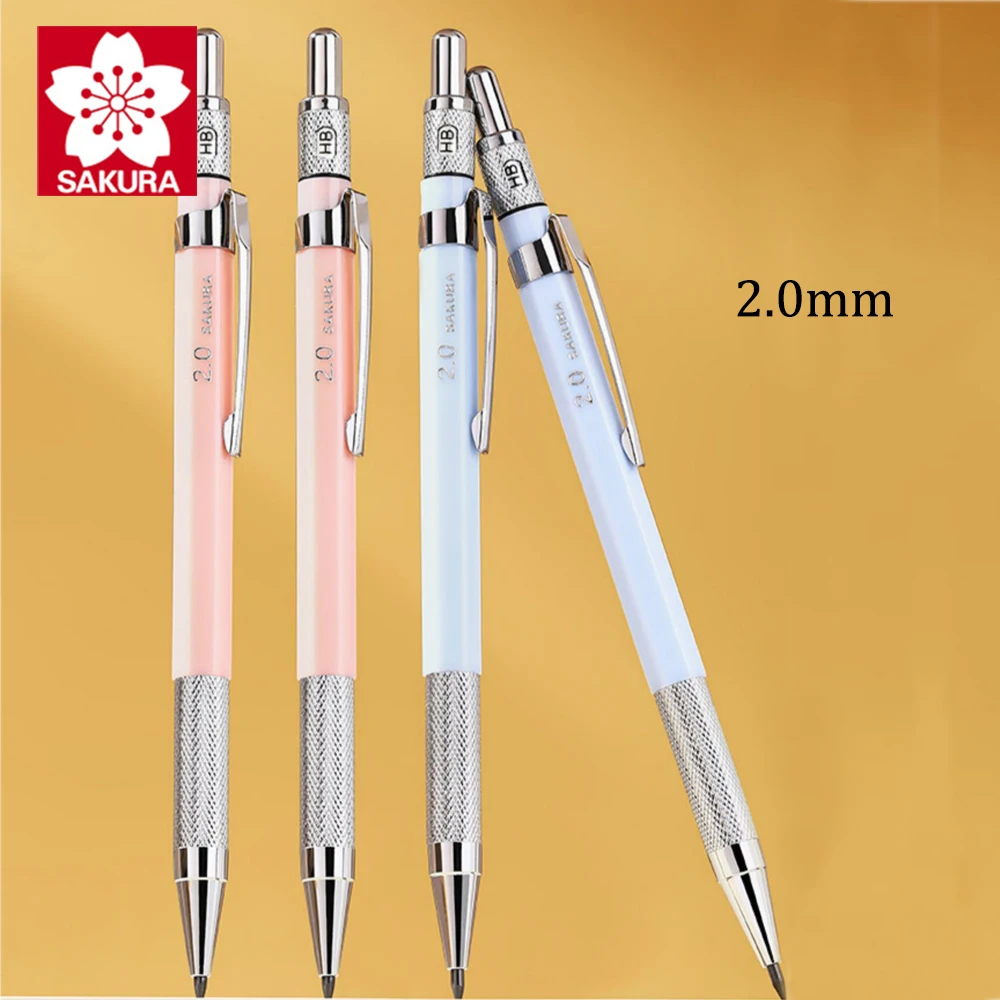 Sakura 2.0mm Mechanical Pencil Thick Core Metal Low Gravity Activity Pencil Is Not Easy To Break Core Kawaii School Supplies
Sakura 2.0mm Mechanical Pencil Thick Core Metal Low Gravity Activity Pencil Is Not Easy To Break Core Kawaii School Supplies