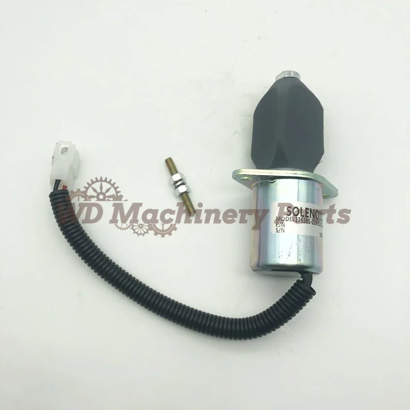 1753ES-12A3UC5B1S1 SA-3840-T 119807-77800 Fuel Stop Solenoid 12V for Yanmar Mini Excavator B27-2 B22 B50-2
1753ES-12A3UC5B1S1 SA-3840-T 119807-77800 Fuel Stop Solenoid 12V for Yanmar Mini Excavator B27-2 B22 B50-2
