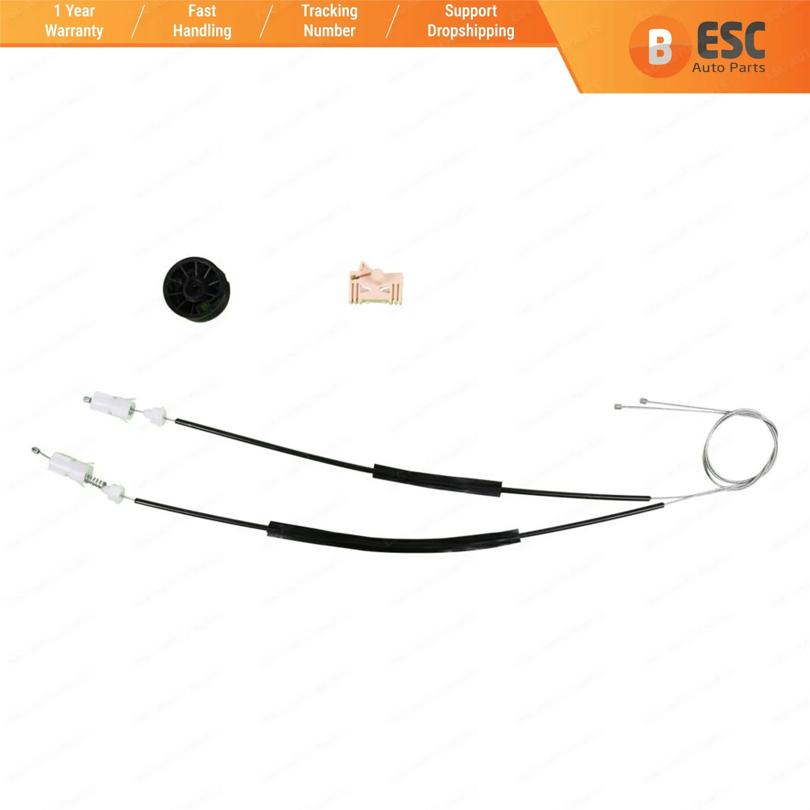 ESC Auto Parts EWR315 Electrical Power Window Regulator Repair Kit Front Left Door for Renault Scenic 1 1996- 2003 Fast Shipment
ESC Auto Parts EWR315 Electrical Power Window Regulator Repair Kit Front Left Door for Renault Scenic 1 1996- 2003 Fast Shipment