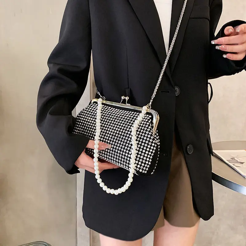 Fashion Vintage Shell Lock Bag Bags Beads Chain Strap Women Shoulder Crossbody Bags Women's Handbags Purses
Fashion Vintage Shell Lock Bag Bags Beads Chain Strap Women Shoulder Crossbody Bags Women's Handbags Purses
