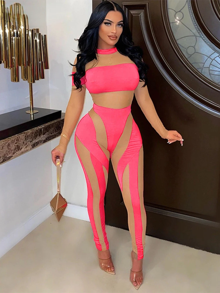 Women 2022 Summer Sexy Short Sleeve Jumpsuits Sexy Party Club Mesh See Through Bodycon Romper Skinny Overalls One Piece Outfits
Women 2022 Summer Sexy Short Sleeve Jumpsuits Sexy Party Club Mesh See Through Bodycon Romper Skinny Overalls One Piece Outfits