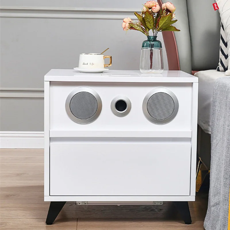 Smart Wireless Charging Bedside Table Multi Function Console Bedroom Chest Table USB Bluetooth Speaker Style LED Nightstands
Smart Wireless Charging Bedside Table Multi Function Console Bedroom Chest Table USB Bluetooth Speaker Style LED Nightstands