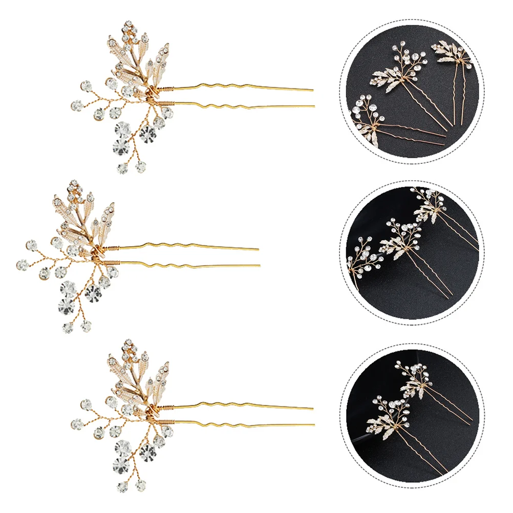 3 Pcs Beautiful Elegant Practical Exquisite Glittering Bridal Hairpins Hair Pin Bride Hair Pieces for Bride
3 Pcs Beautiful Elegant Practical Exquisite Glittering Bridal Hairpins Hair Pin Bride Hair Pieces for Bride