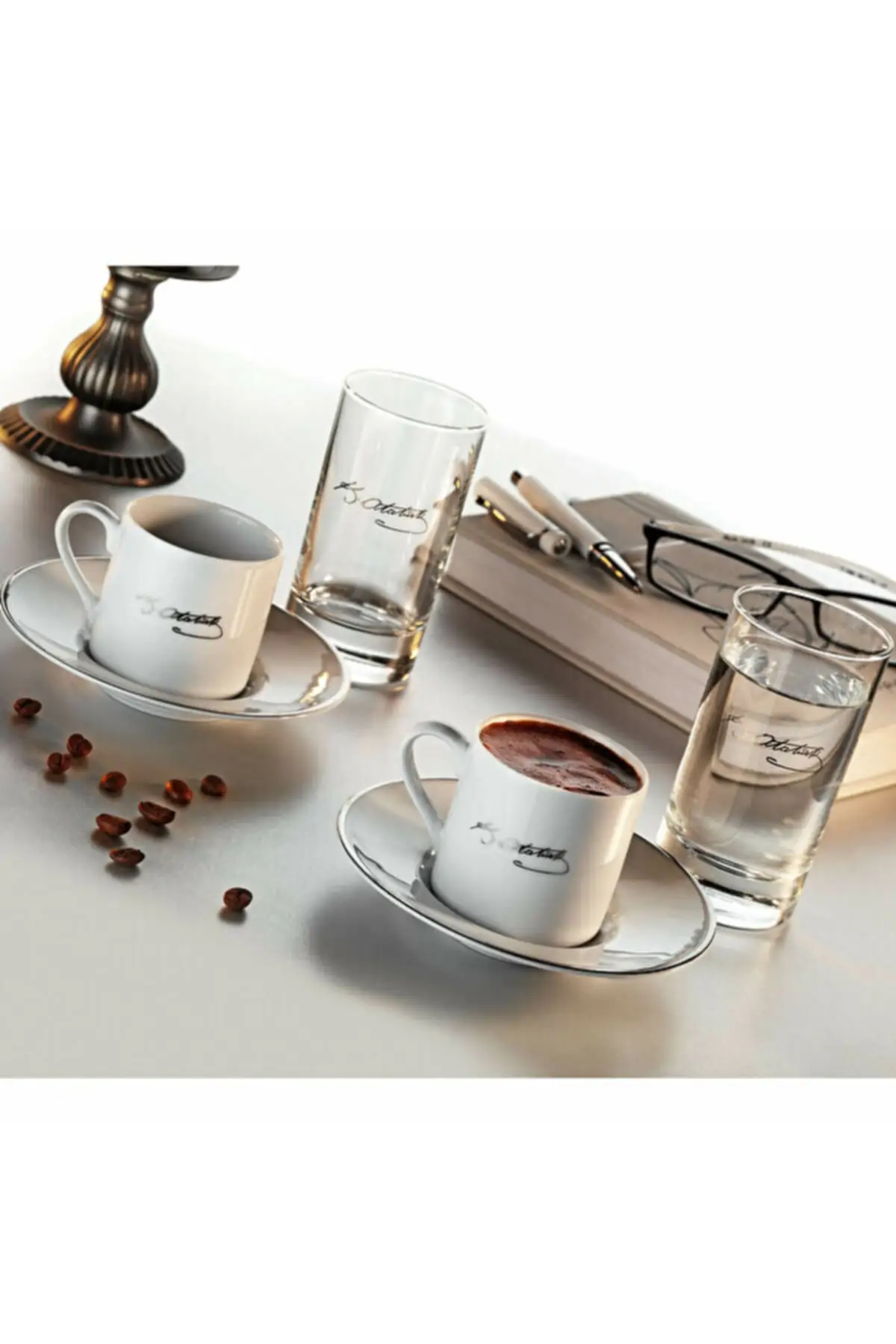 Amazing Turkish Greek Arabic Coffee & Espresso Cup Set Ataturk signed 6 pieces of coffee sets 
Amazing Turkish Greek Arabic Coffee & Espresso Cup Set Ataturk signed 6 pieces of coffee sets