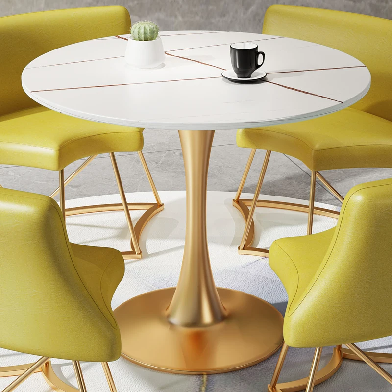 

Modern Coffee Corner Tables Golden Nordic Luxury Small Round Coffee Table Living Room Mesa De Canto Home Furniture CC50KF