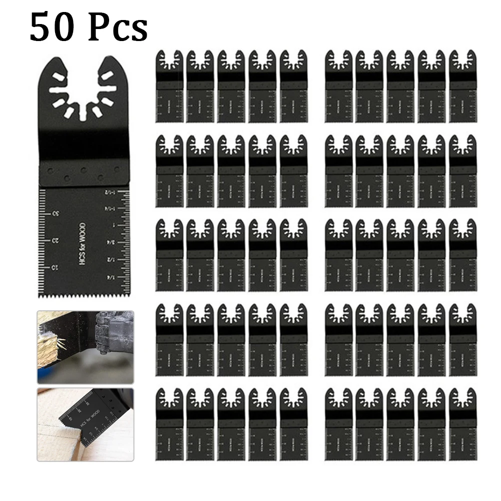 50pcs Carbon Steel Cutter Oscillating Multi Tool DIY Universal Saw Blades 34mm For Cutting Wood Plastic Soft Metal
50pcs Carbon Steel Cutter Oscillating Multi Tool DIY Universal Saw Blades 34mm For Cutting Wood Plastic Soft Metal