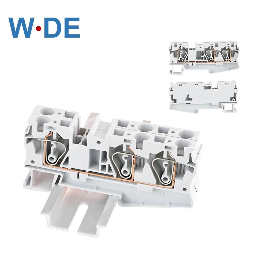 5 Pcs Din Rail Terminal Block ST-6-TWIN Electrical Wiring Return Pull Type Three Conductors Terminal Block ST6-TWIN
5 Pcs Din Rail Terminal Block ST-6-TWIN Electrical Wiring Return Pull Type Three Conductors Terminal Block ST6-TWIN