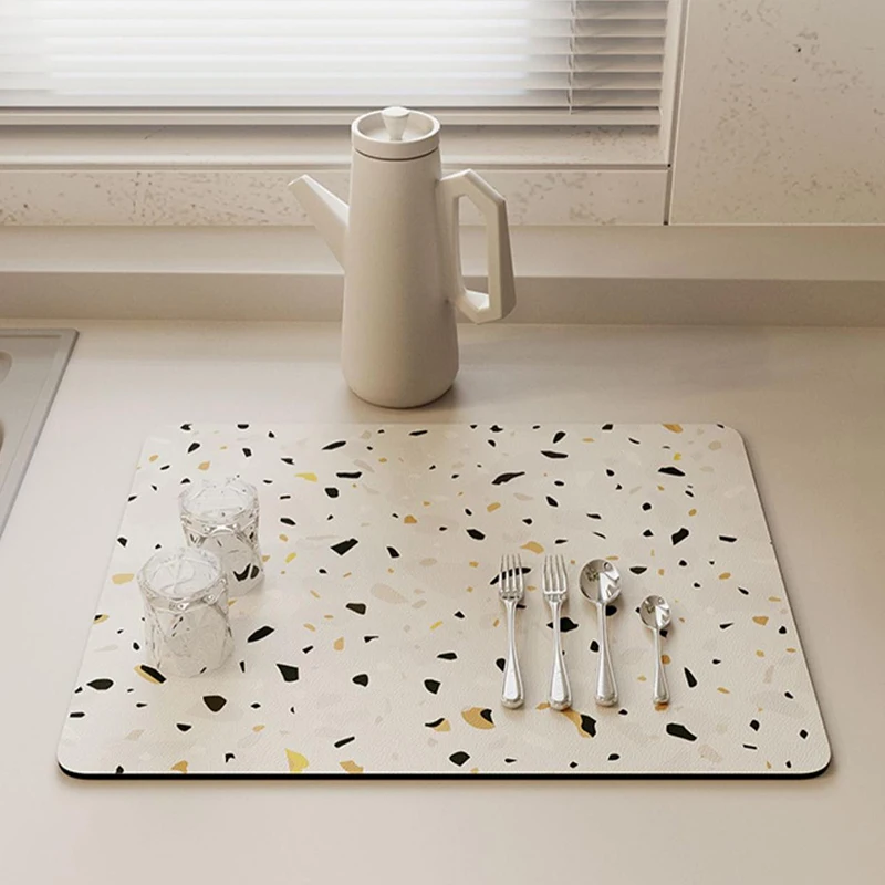 Placemat Coffee Table Drying Mats Kitchen Absorbent Draining Mat Drying Mat Quick Dry Bathroom Drain Pads
Placemat Coffee Table Drying Mats Kitchen Absorbent Draining Mat Drying Mat Quick Dry Bathroom Drain Pads