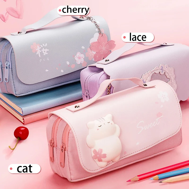 1PC Cute Pencil Case Purple Large Simple Multi Layer Animal Badge Creative Pencil Cases Smart Girls Pencil Case Korean Cute
1PC Cute Pencil Case Purple Large Simple Multi Layer Animal Badge Creative Pencil Cases Smart Girls Pencil Case Korean Cute