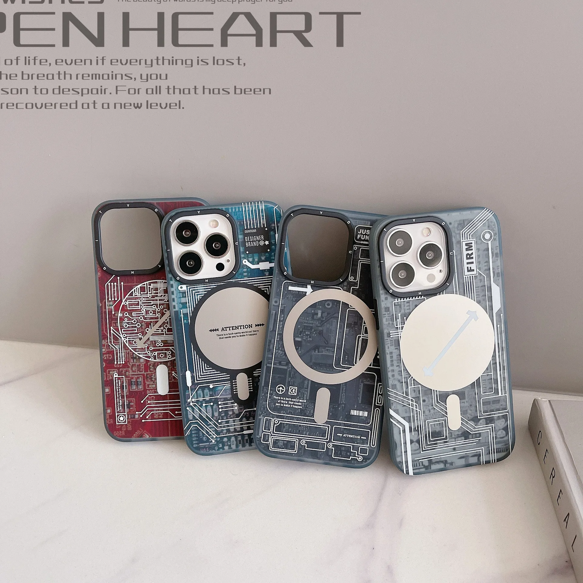 Suitable for Apple iPhone 14 magnetic suction phone case circuit board Chaoku 14 Promax matte 13 protective case
Suitable for Apple iPhone 14 magnetic suction phone case circuit board Chaoku 14 Promax matte 13 protective case