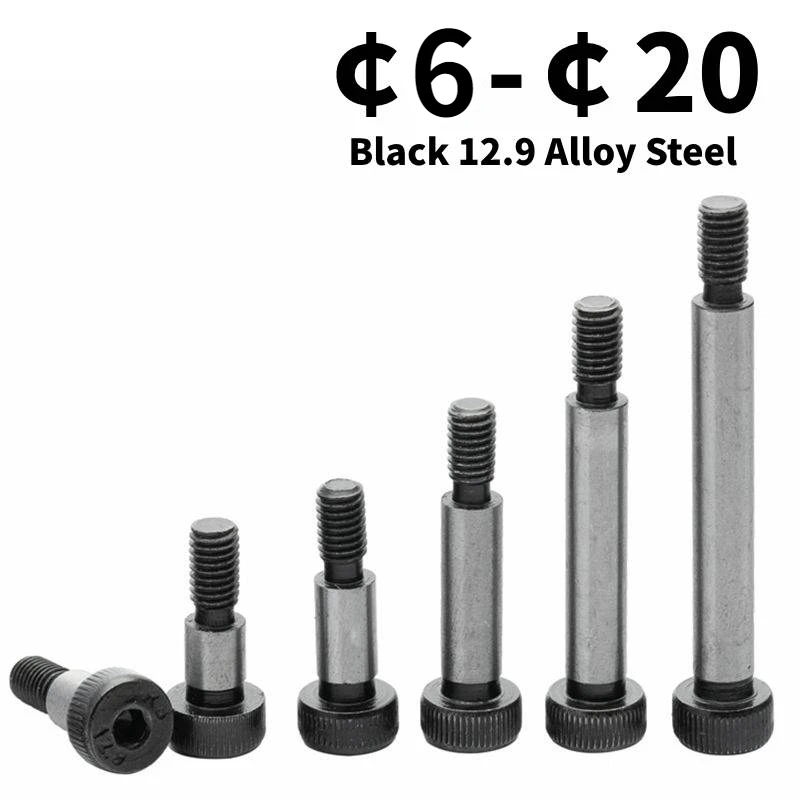 2/1pcs ¢5-¢20 Black 12.9 Alloy Steel Hexagon Socket Head Shoulder Screw Plug Screw Shaft Shoulder Limit Bolt High Tensile M5-M16
2/1pcs ¢5-¢20 Black 12.9 Alloy Steel Hexagon Socket Head Shoulder Screw Plug Screw Shaft Shoulder Limit Bolt High Tensile M5-M16