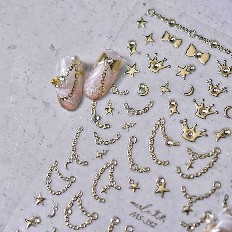 Pearl Love Gold Silver Chain High Quality 5d Crystal Diamond Nail Sticker Nail Art Decal Design Manicure Tool
Pearl Love Gold Silver Chain High Quality 5d Crystal Diamond Nail Sticker Nail Art Decal Design Manicure Tool