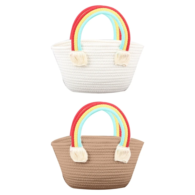 2022 New Hand-woven Handbag Bucket Woven Bag Rainbow Shoulder Bag for Street Shooting
2022 New Hand-woven Handbag Bucket Woven Bag Rainbow Shoulder Bag for Street Shooting