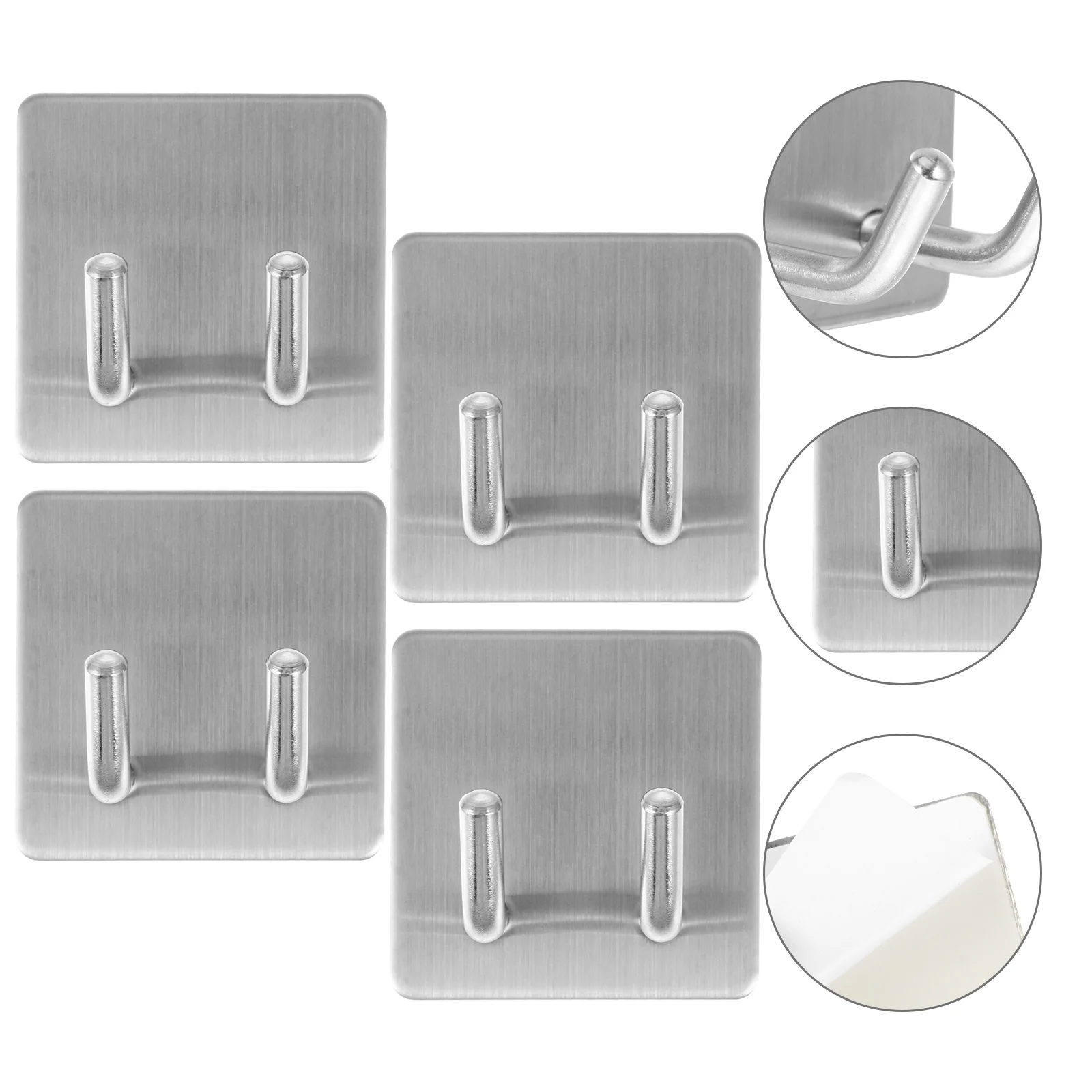 4pcs Practical Home Improvement Utility Hook Wall Hanger Clothes Hanger Adhesive Hook Heavy Duty Multipurpose Traceless Hook
4pcs Practical Home Improvement Utility Hook Wall Hanger Clothes Hanger Adhesive Hook Heavy Duty Multipurpose Traceless Hook