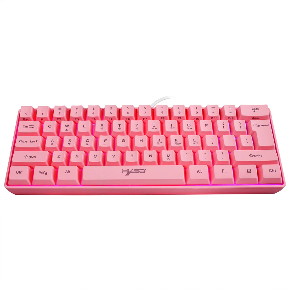 Gift Computer Office For Laptop Illuminated Home Gaming Keyboard Anti Ghosting Wired 61 Keys Mechanical RGB Backlight Multimedia
Gift Computer Office For Laptop Illuminated Home Gaming Keyboard Anti Ghosting Wired 61 Keys Mechanical RGB Backlight Multimedia