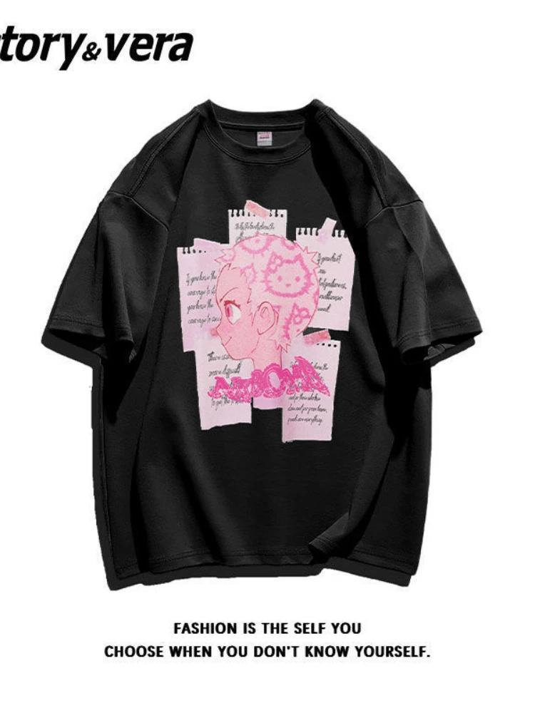 HOUZHOU Black Gothic Vintage Tee Women Summer Oversized Tshirt Grunge Aesthetic Harajuku Casual Loose Y2k Tops Korean Fashion
HOUZHOU Black Gothic Vintage Tee Women Summer Oversized Tshirt Grunge Aesthetic Harajuku Casual Loose Y2k Tops Korean Fashion