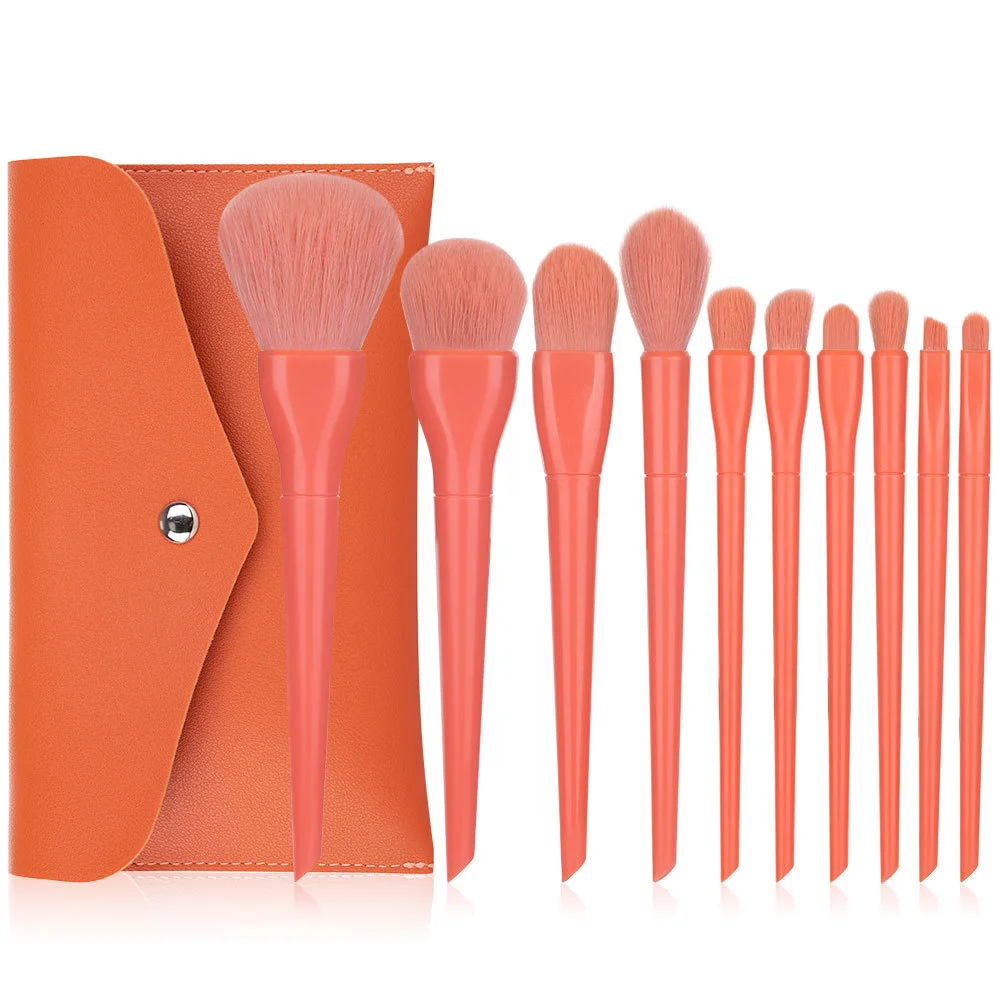 New 10 candy color makeup brush cover brush beginner's full set of makeup tools campus style makeup brush
New 10 candy color makeup brush cover brush beginner's full set of makeup tools campus style makeup brush