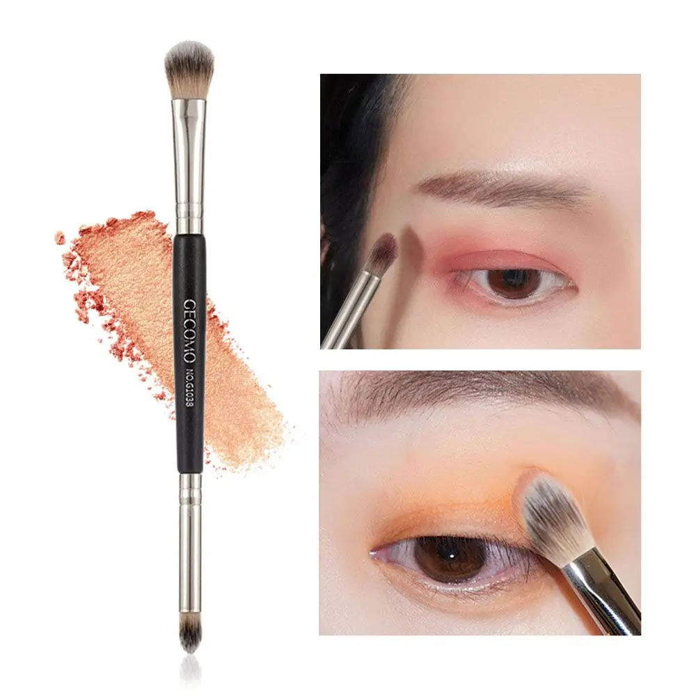 

Dense bristles Detail Shade Pen Double-ended Eyeshadow Brush Makeup Smudge Brush Eye Shadow Brush Eye Cosmetic Brush