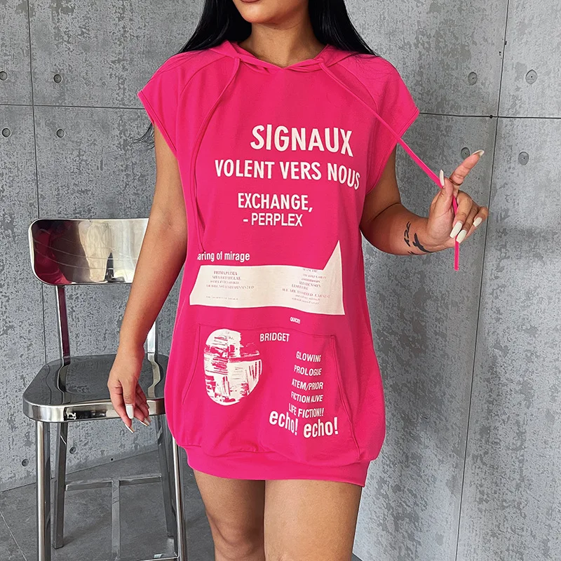 Women Sleeveless Letter Hooded Loose Print Sports Sweatshirts Casual Fitness Jogging Tank Tops Blouse Harajuku Hoodie Streetwear
Women Sleeveless Letter Hooded Loose Print Sports Sweatshirts Casual Fitness Jogging Tank Tops Blouse Harajuku Hoodie Streetwear