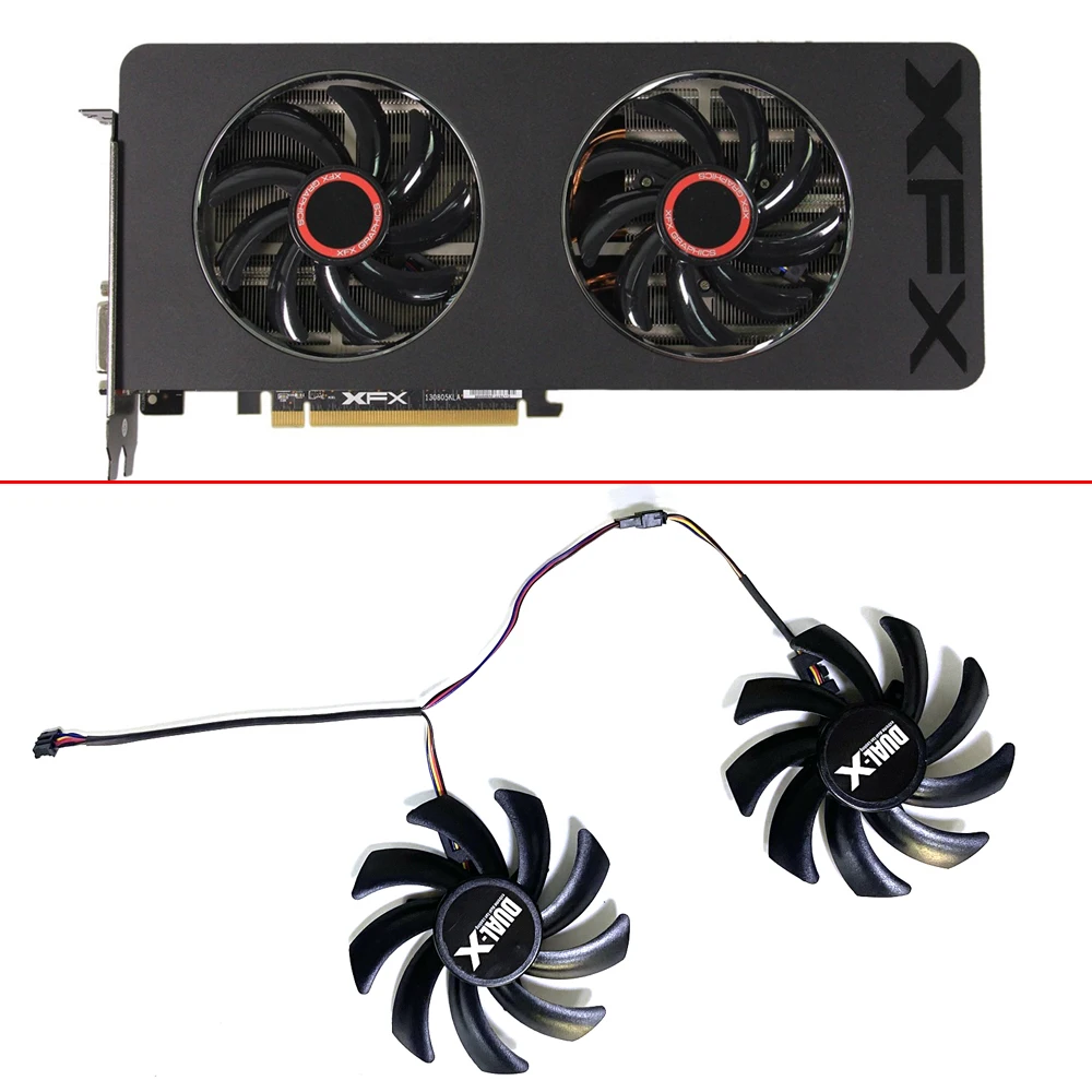 2pcs FDC10H12S9-C FD7010H12S 4PIN Cooling Fan For Sapphire HD6850 HD6970 HD7870 2G HD7950 HD7970 XFX R9 270X 280X Graphics Fan
2pcs FDC10H12S9-C FD7010H12S 4PIN Cooling Fan For Sapphire HD6850 HD6970 HD7870 2G HD7950 HD7970 XFX R9 270X 280X Graphics Fan