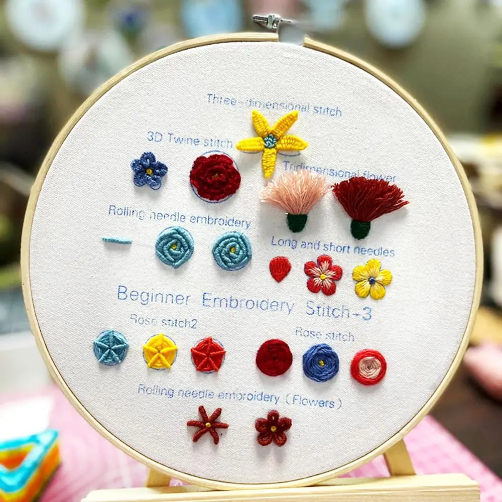 Home Decoration Cross Stitch for Beginners Embroidery Stitch Practice Kit Embroidery Needlework Ribbon Painting
Home Decoration Cross Stitch for Beginners Embroidery Stitch Practice Kit Embroidery Needlework Ribbon Painting