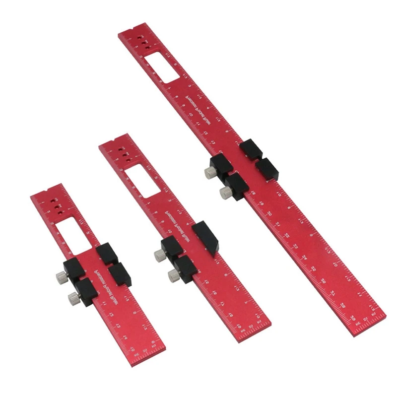 Adjustable Sliding Ruler Woodworking Ruler Slide Stop Marking Ruler 11.8, 7.8, 6.29 Inch
Adjustable Sliding Ruler Woodworking Ruler Slide Stop Marking Ruler 11.8, 7.8, 6.29 Inch