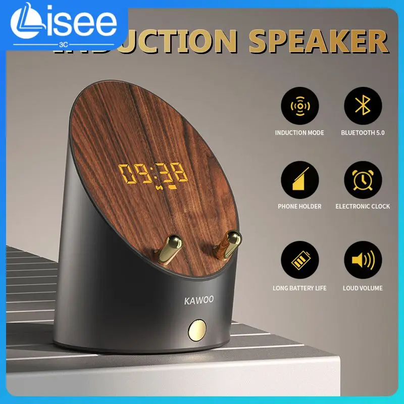 Speaker Smart Induction Speaker Widely Compatibility Audio Signal Sensing Wireless Wooden Speaker Mini 2 Mode Amplifier Portable 
Speaker Smart Induction Speaker Widely Compatibility Audio Signal Sensing Wireless Wooden Speaker Mini 2 Mode Amplifier Portable