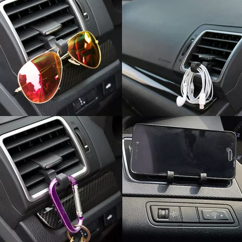 Car Air Vent Holder Vent Hook Hanger Mobile Phone Car Mount Earphone Cable Winder Glasses Storage Clip Masks Organizer
Car Air Vent Holder Vent Hook Hanger Mobile Phone Car Mount Earphone Cable Winder Glasses Storage Clip Masks Organizer