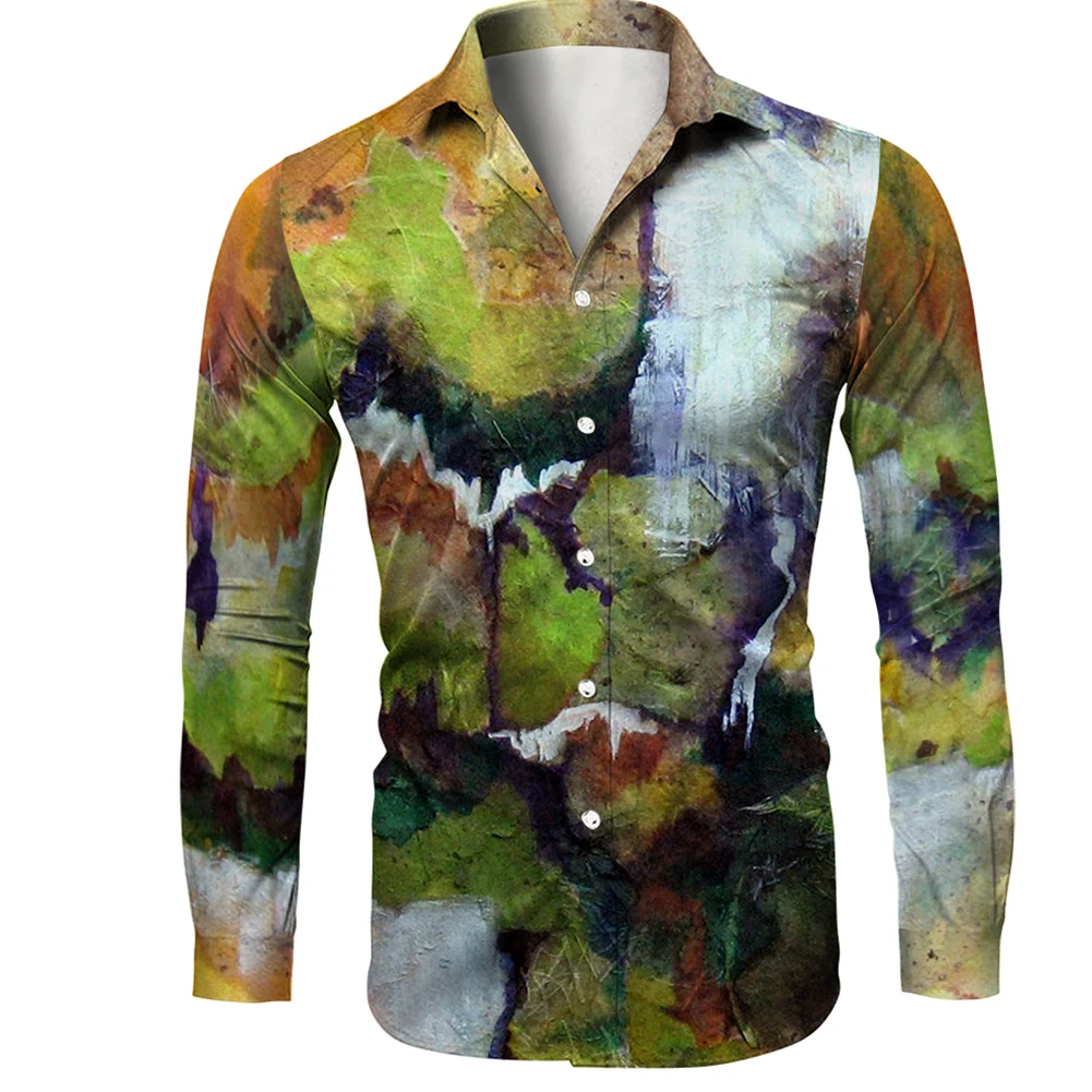 Fashionable Shirts Turndown Collar Casual Comfortable European Lapel Leopard Long-sleeved Men's Printed Top Tops
Fashionable Shirts Turndown Collar Casual Comfortable European Lapel Leopard Long-sleeved Men's Printed Top Tops