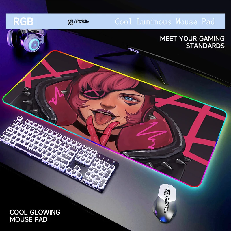 RGB Mouse Pad Backlight Apex Legends Gaming Computer Mause Gamer Carpet Mousepad Mats Pc Accessories Large Alfombrillas De Ratón
RGB Mouse Pad Backlight Apex Legends Gaming Computer Mause Gamer Carpet Mousepad Mats Pc Accessories Large Alfombrillas De Ratón