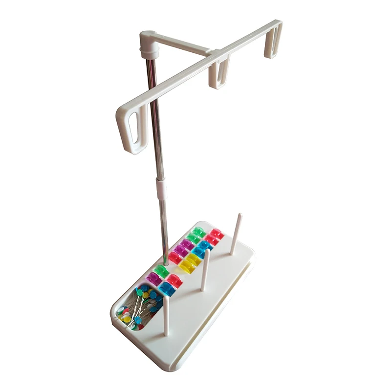 

3 Spool Stand Holder Household Multifunction Embroidery Thread Quilting Rack Sew Home Sewing Machine Wire Rack Sewing Wire Frame