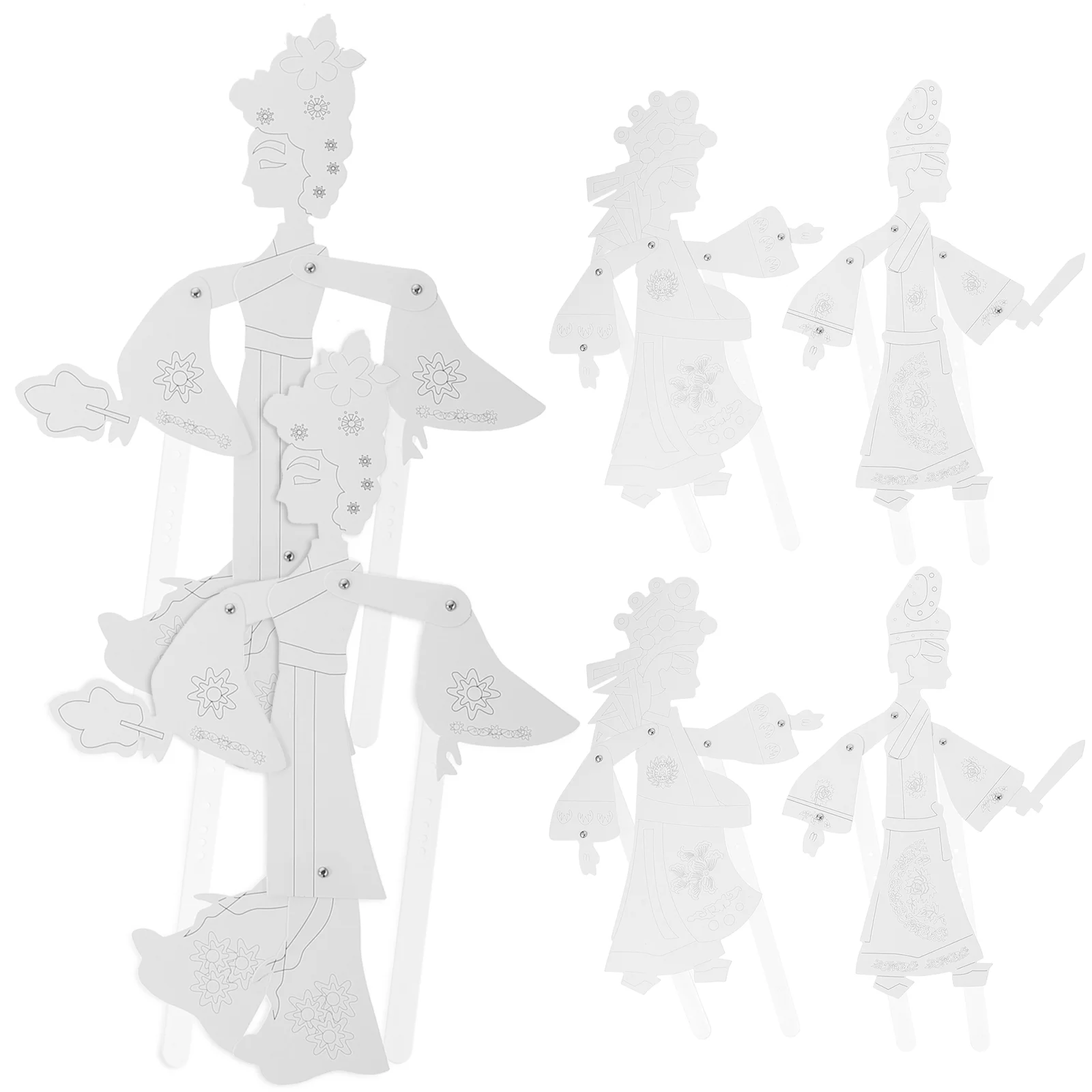 6 Chinese Shadow Puppets Set for Kids Puppet Theater Talking Story Birthday Party Favor Supplies Gifts Basket Stuffers
6 Chinese Shadow Puppets Set for Kids Puppet Theater Talking Story Birthday Party Favor Supplies Gifts Basket Stuffers