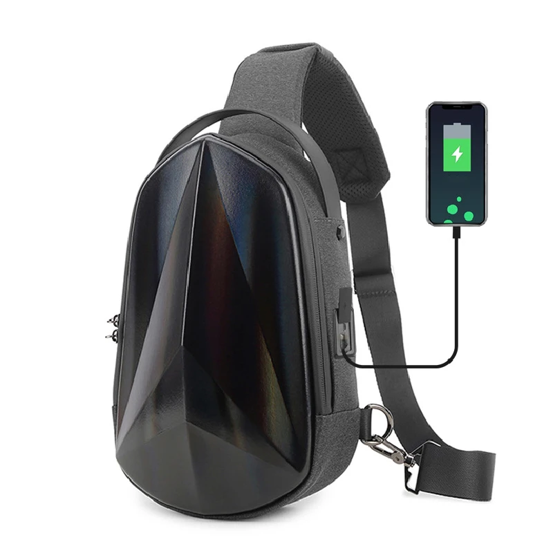 Waterproof Reflective Design Chest Bags Multifunctional Anti-theft Men Business Crossbody Bag With USB Charging Ride Chest Packs
Waterproof Reflective Design Chest Bags Multifunctional Anti-theft Men Business Crossbody Bag With USB Charging Ride Chest Packs