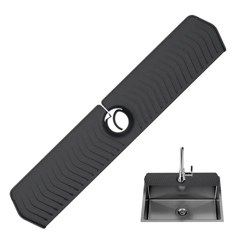 Silicone Faucet Mat Sink Splash Faucet Pad Dish Drying Mat Draining Pad Portable Fast Drainage Sink Splash Guard For Kitchen
Silicone Faucet Mat Sink Splash Faucet Pad Dish Drying Mat Draining Pad Portable Fast Drainage Sink Splash Guard For Kitchen
