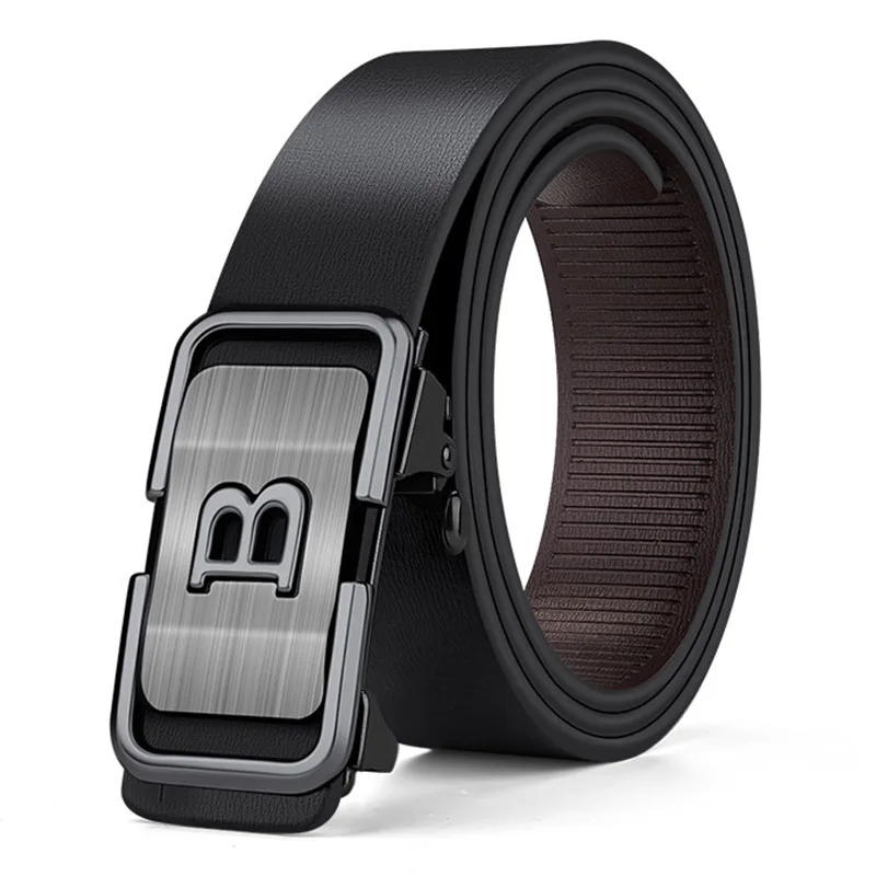 2023 Fashion New Black Letter Belt Men's B Automatic Buckle 3.5cm Wide Leather Casual Belt High Quality Croskin Ceinture Homme
2023 Fashion New Black Letter Belt Men's B Automatic Buckle 3.5cm Wide Leather Casual Belt High Quality Croskin Ceinture Homme
