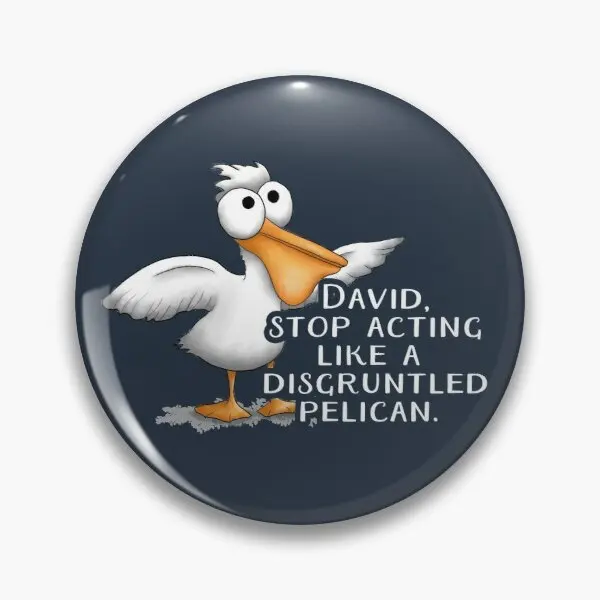 Schitt Is Creek David, недовольный Pelican, настраиваемая мягкая пуговица, украшение для одежды, ювелирные изделия, любимый модный мультяшный Металл для ...
Schitt Is Creek David, недовольный Pelican, настраиваемая мягкая пуговица, украшение для одежды, ювелирные изделия, любимый модный мультяшный Металл для ...