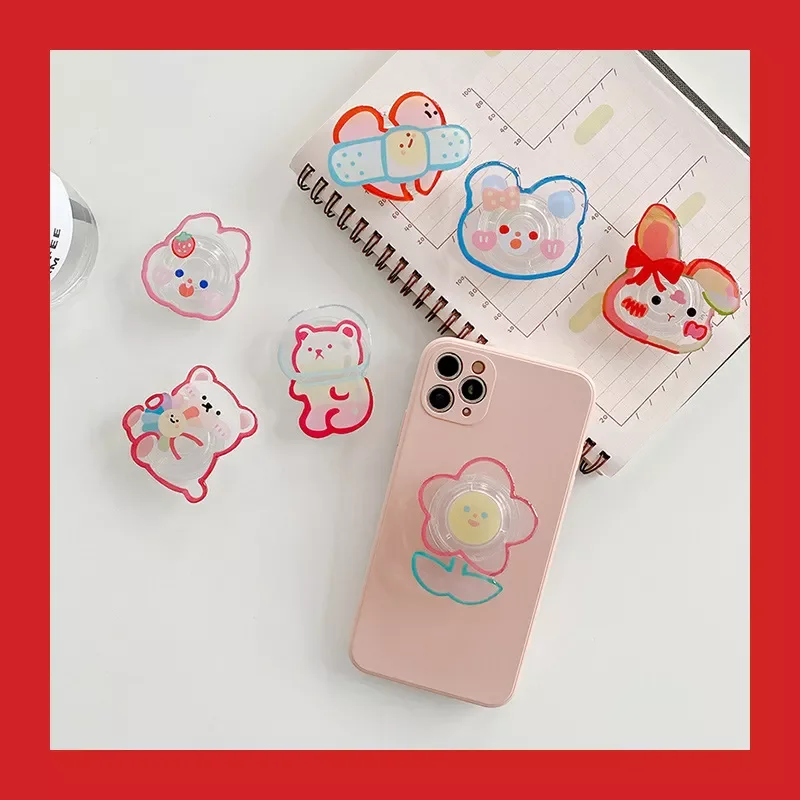 Korea Color Lined Transparent Bear Love Phone Bracket Grip TokFor iPhone 11 12 13 Pro Max Mini Smart Phone Case Holder Griptok
Korea Color Lined Transparent Bear Love Phone Bracket Grip TokFor iPhone 11 12 13 Pro Max Mini Smart Phone Case Holder Griptok