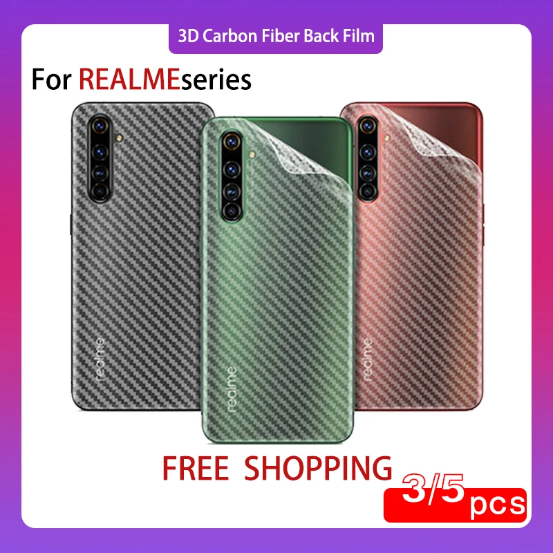 3/5Pcs 3D Carbon Fiber Back film For OPPO Realme 6i(India)X50M 5G Q C3 Carbon Fiber Soft Back film For Realme V5 V3 Q2 Q2pro
3/5Pcs 3D Carbon Fiber Back film For OPPO Realme 6i(India)X50M 5G Q C3 Carbon Fiber Soft Back film For Realme V5 V3 Q2 Q2pro