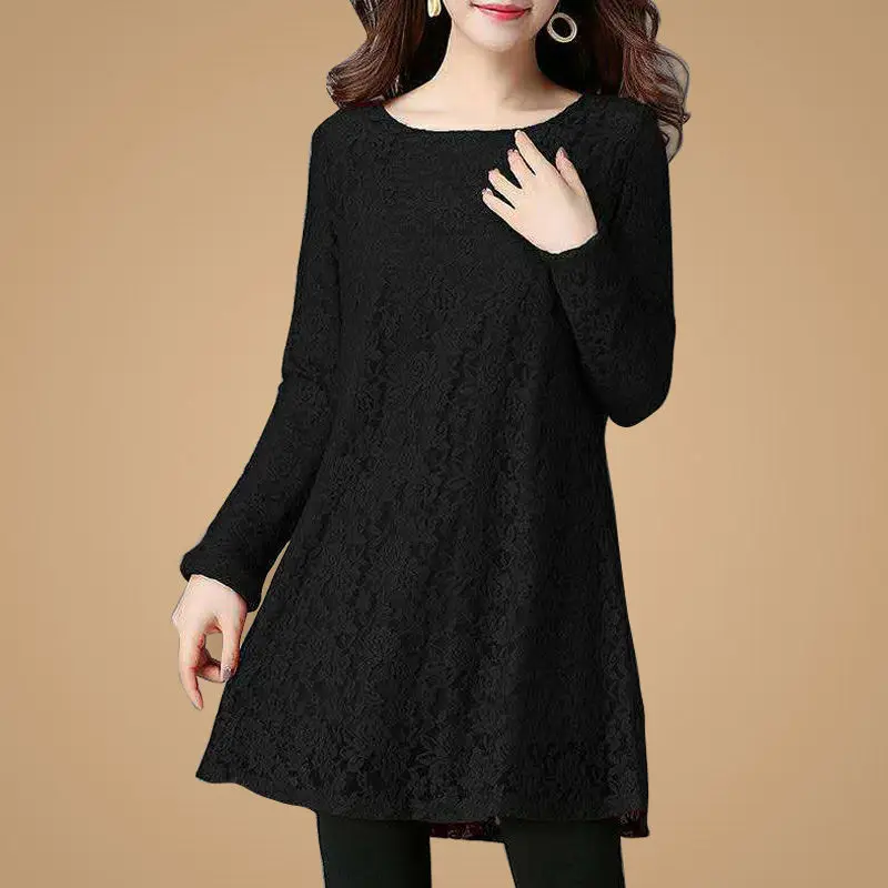 5XL Women Spring Autumn Blouses Shirts Lady Fashion Casual Long Sleeve O-neck Lace Blusas Tops Blusas Mujer De Moda 2023 E361
5XL Women Spring Autumn Blouses Shirts Lady Fashion Casual Long Sleeve O-neck Lace Blusas Tops Blusas Mujer De Moda 2023 E361