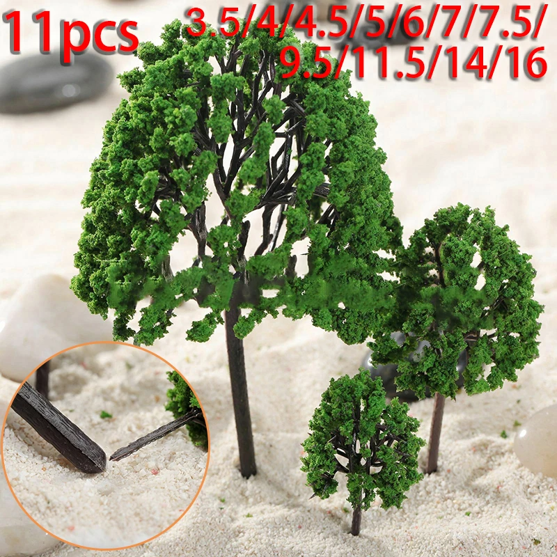 Supplies Model Trees 11pcs Artificial DIY Diorama Landscape Layout Scale Miniature Railroad Railway Decoration
Supplies Model Trees 11pcs Artificial DIY Diorama Landscape Layout Scale Miniature Railroad Railway Decoration