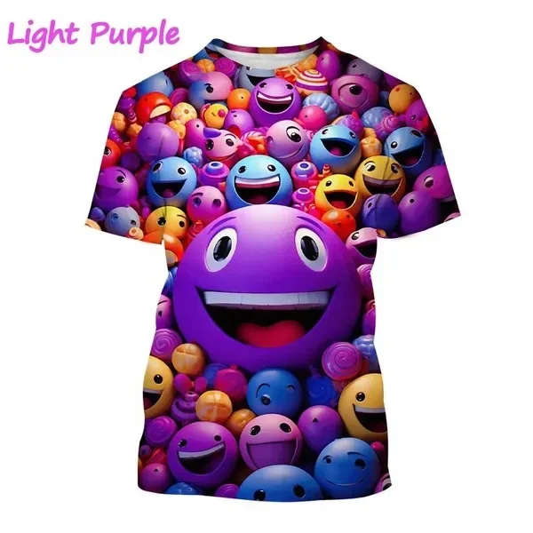 Новая футболка с 3D принтом улыбающегося лица, забавные креативные веселые футболки в стиле хип-хоп с радужным шаром, индивидуальные повседневные топы с коротким рукавом для мужчин и женщин 
Новая футболка с 3D принтом улыбающегося лица, забавные креативные веселые футболки в стиле хип-хоп с радужным шаром, индивидуальные повседневные топы с коротким рукавом для мужчин и женщин