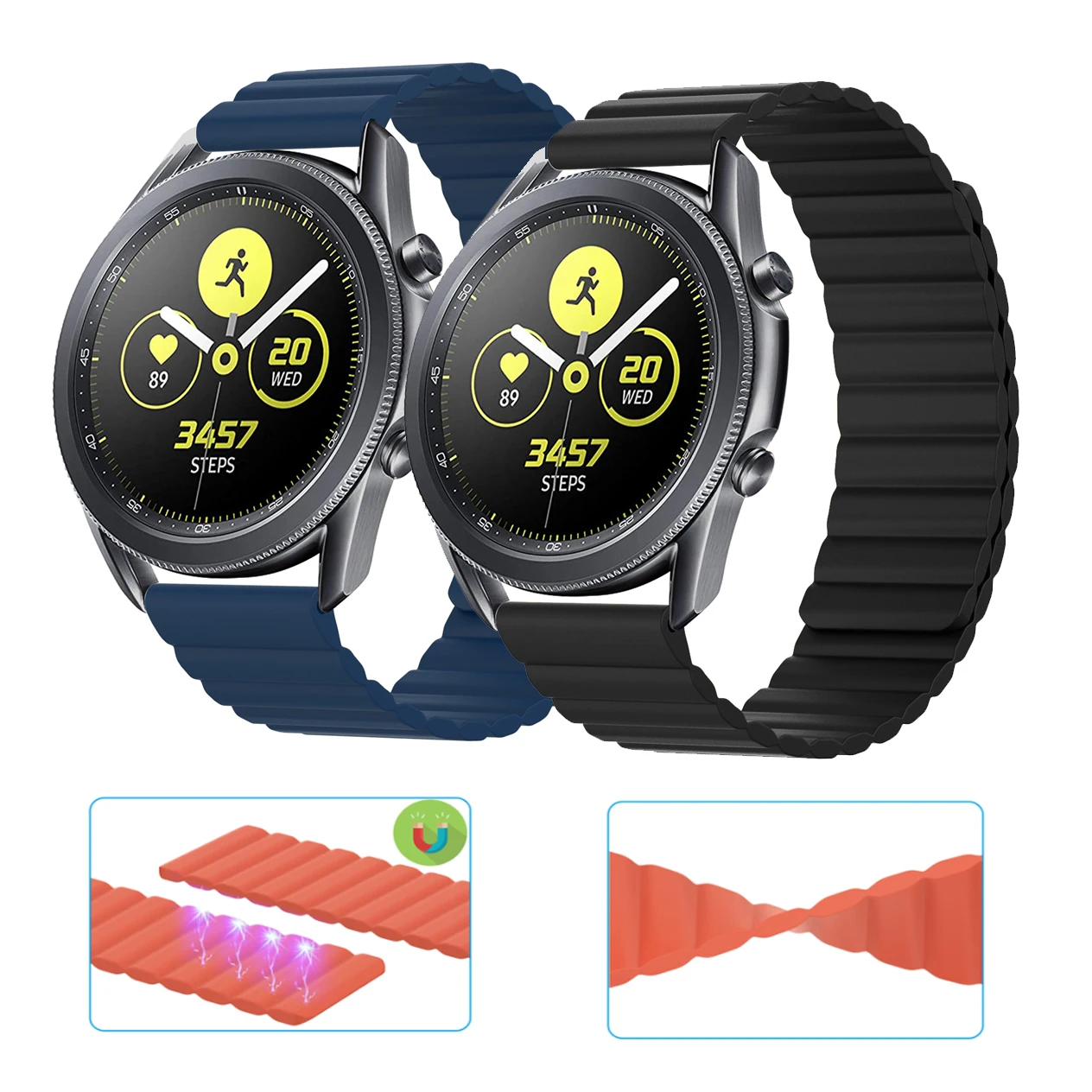 Strap For samsung galaxy watch 42/46mm/active2 Magnetic loop Leather link band for huawei watch gt 2-2e-pro 20mm 22mm watchband
Strap For samsung galaxy watch 42/46mm/active2 Magnetic loop Leather link band for huawei watch gt 2-2e-pro 20mm 22mm watchband